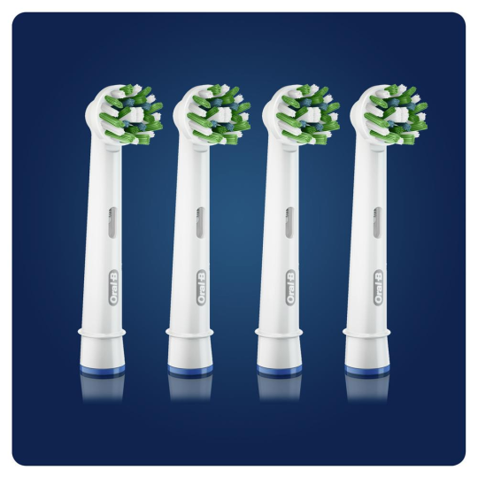 На­сад­ки для элек­три­че­ских зубных щеток Oral-B Braun Cross Action EB50RB-4 4 шт.