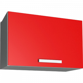 Шкаф под вы­тяж­ку «Ин­тер­ли­ни­я» Мила Лайт, ВШГ60-360, крас­ный