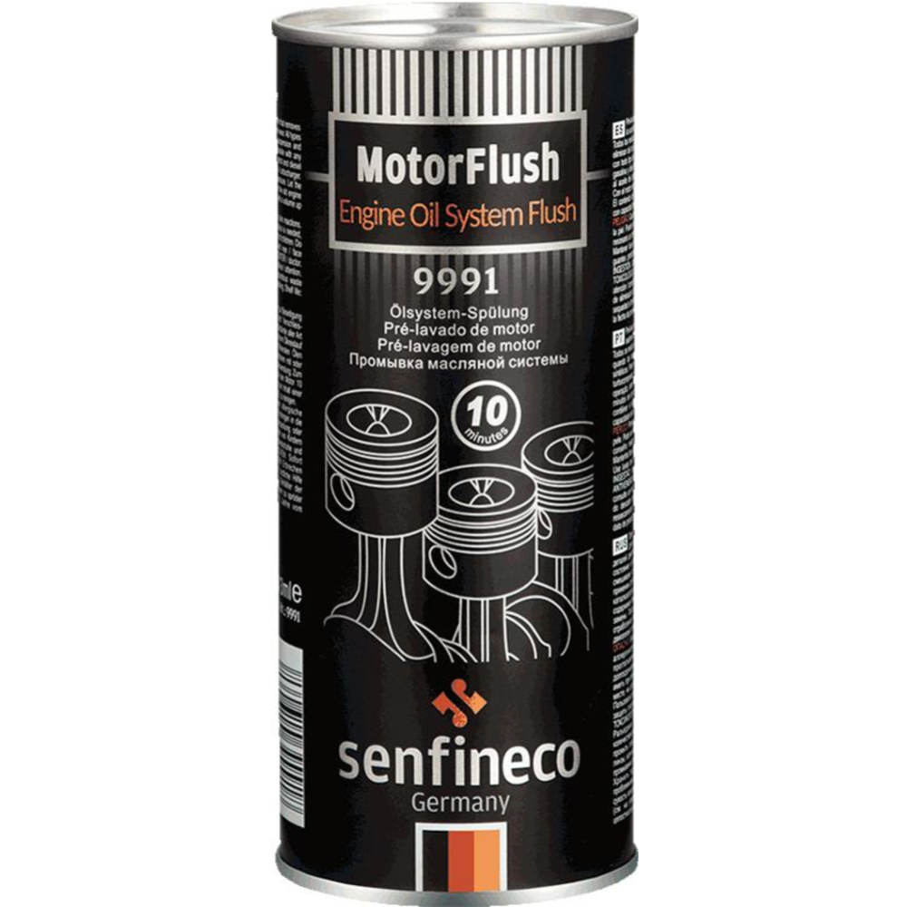 Автомобильная присадка «Senfineco» MotorFlush Engine Oil System Flush, 9991, 443 мл