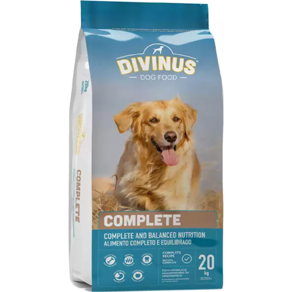 Корм для собак «Divinus» Complete, мясо, 20 кг