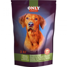 Корм для собак «Only» пре­ми­ум, 3 кг