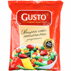 Овощ­ная смесь за­мо­ро­жен­ная «Gusto» мек­си­кан­ская, 400 г