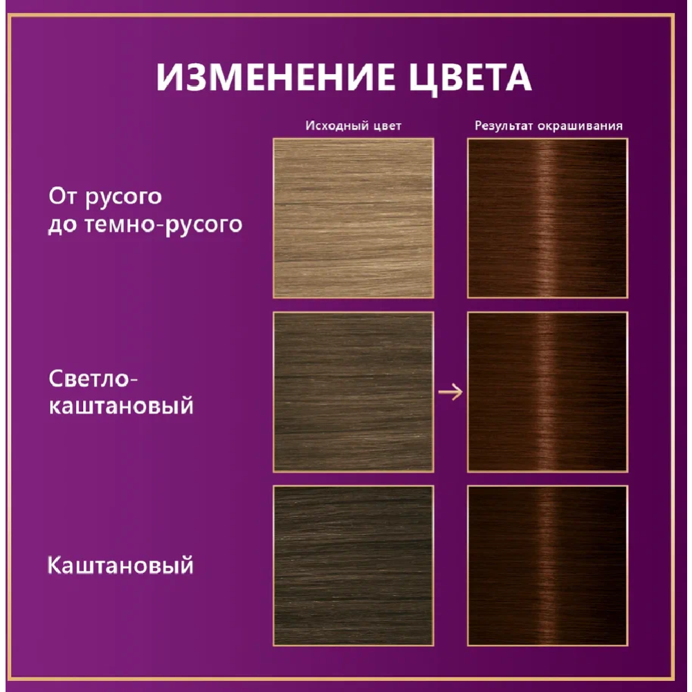 Краска для волос «Палетт» GK4, 5-57 благородный каштан #3