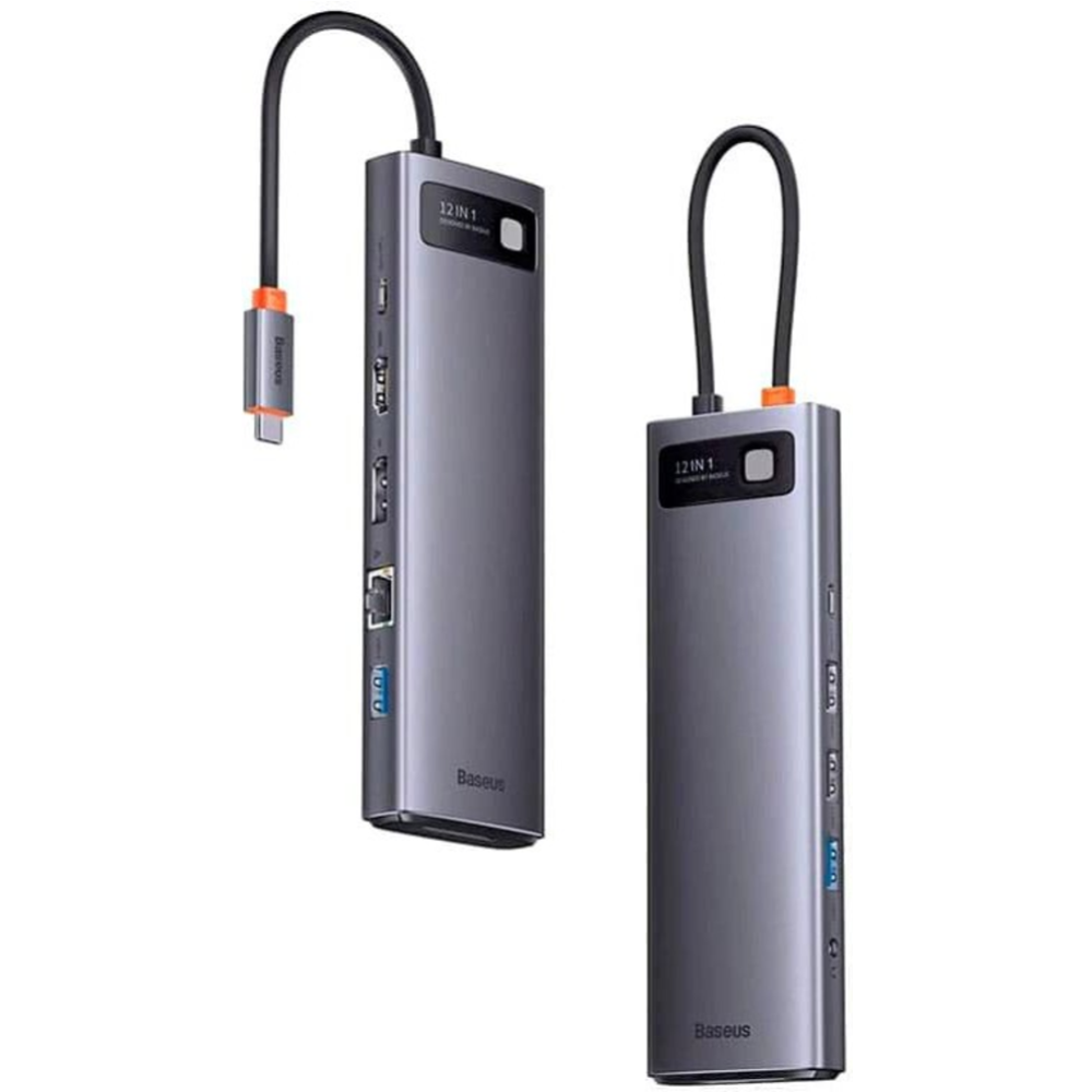 USB-хаб «Baseus» 12 в 1, WKWG020213, серый