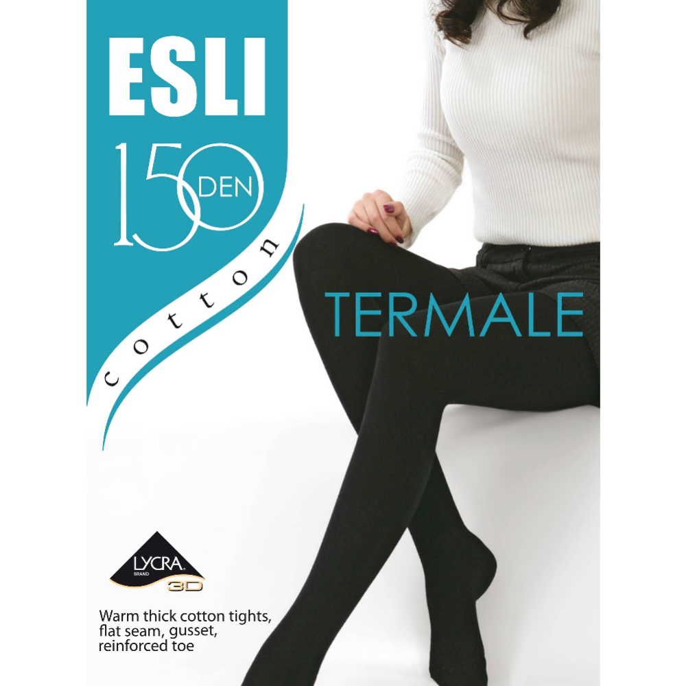 Кол­гот­ки жен­ские «Esli» Termale, 150 den, nero, размер 4