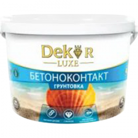Грун­тов­ка «Dekor» Бе­тон­кон­такт, ВД-АК-0158, 3 кг