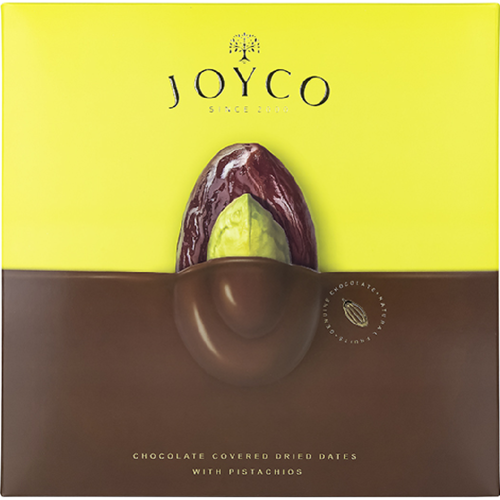 Набор конфет«Joyco» сухофрукт финика в шоколаде с фисташкой, 190 г #0