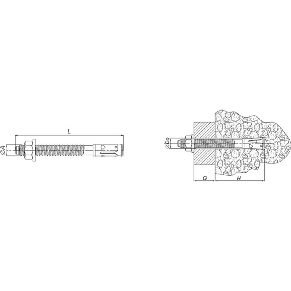 Анкер «ЕКТ» C70920, 12х120 мм, 20 шт