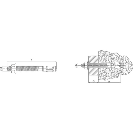 Анкер «ЕКТ» C70929, 10х150 мм, 25 шт