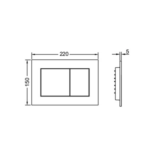 Инсталляция TECEbasekit 9400413 с белой кнопкой