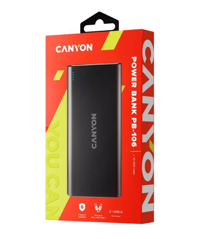 Внешний аккумулятор Canyon PB-106 10000mAh