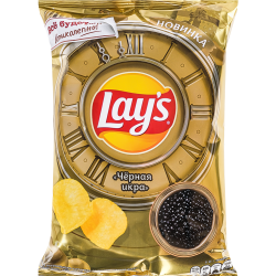 Чипсы «Lay's» черная икра, 110 г