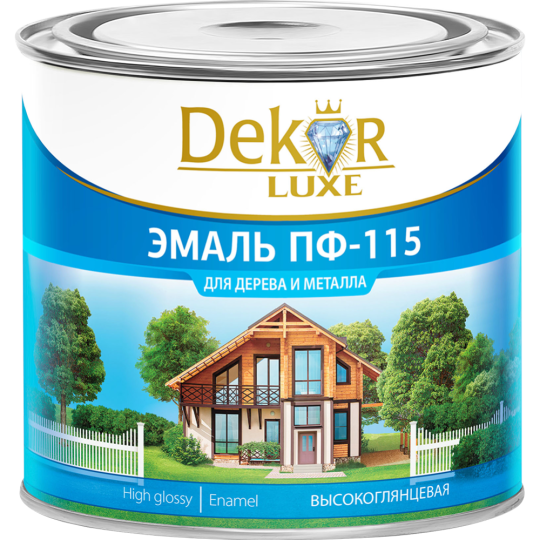 Эмаль «Dekor» Gold, ПФ-115, зеленый, 1.8 кг