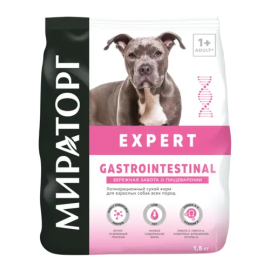 Сухой корм для взрослых собак "Мираторг" Expert Gastrointestinal, 1.5 кг