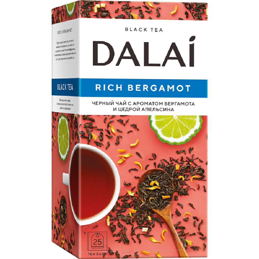 Чай черный «Dalai» Rich Bergamot, 25х1.8 г #0