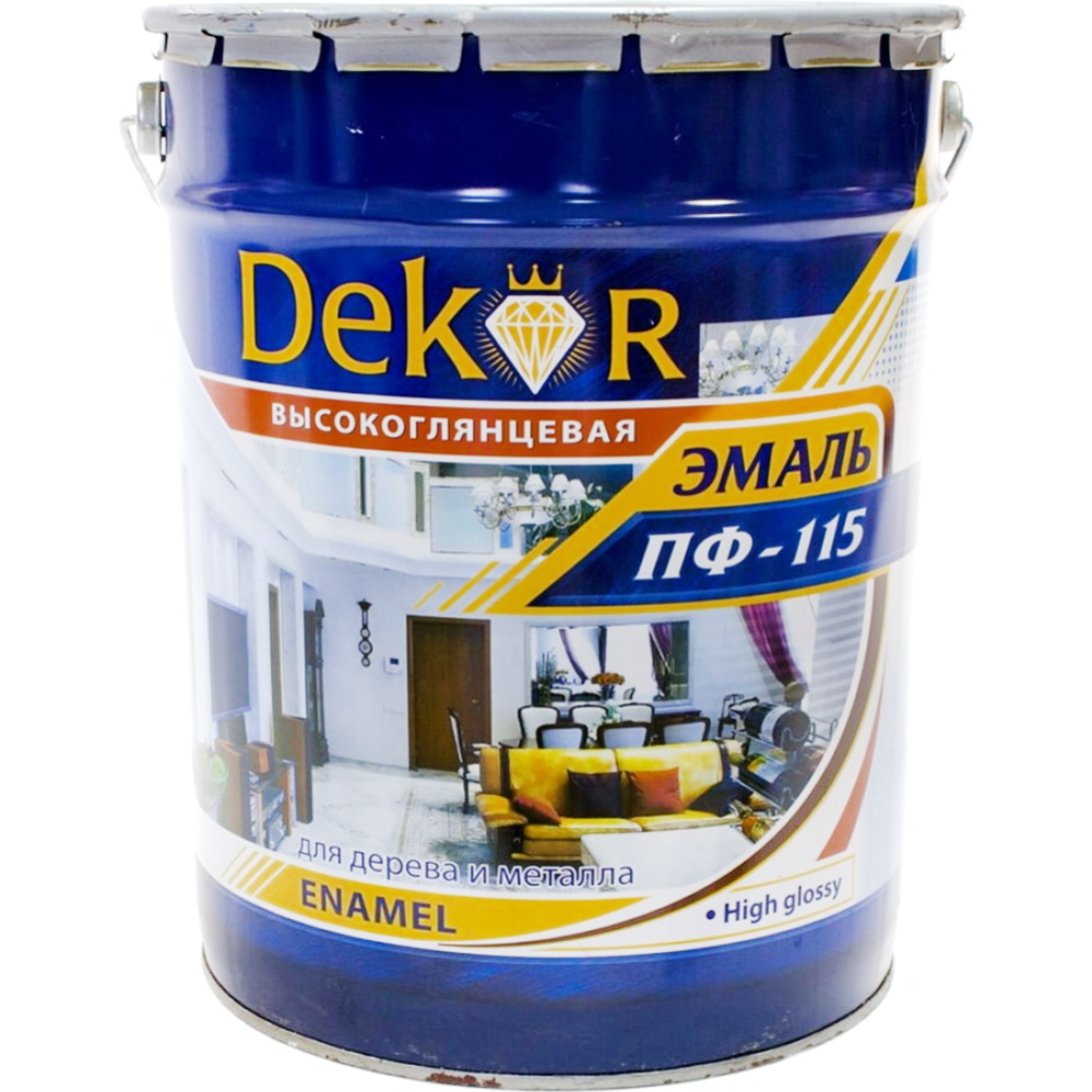 Эмаль «Dekor» Gold, ПФ-115, синий, 20 кг