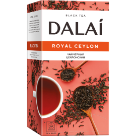 Чай черный «Dalai» Royal Ceylon, 25х1.8 г