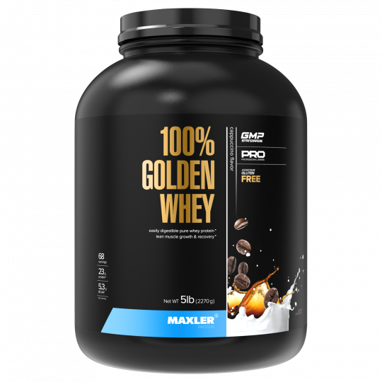 Протеин Maxler Golden Whey 5 lb - Cappuccino