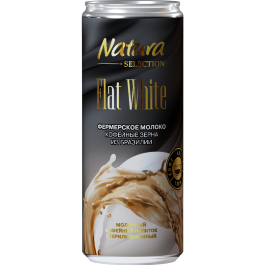 Напиток молочно-кофейный «Natura Selection» Flat White, 2,4%, 220 мл