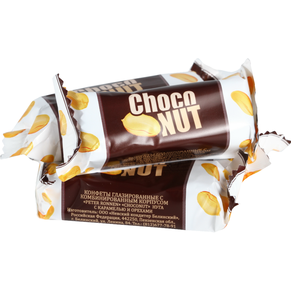 Кон­фе­ты гла­зи­ро­ван­ные «Choko Nut» 1 кг