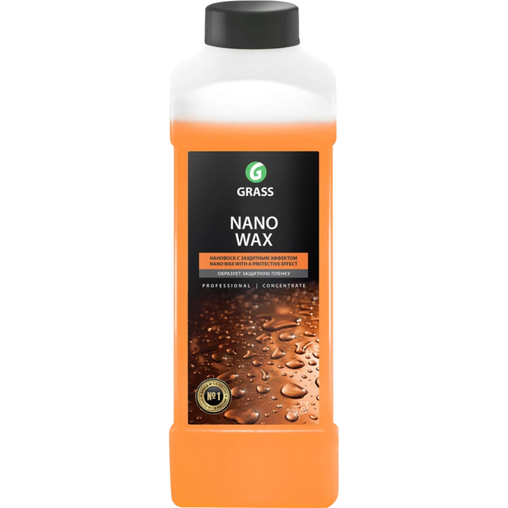 Воск для автомобиля «Grass» Nano Wax, с защитным эффектом, 110253, 1 л