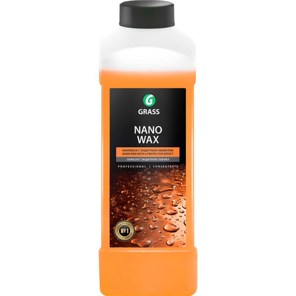 Воск для автомобиля «Grass» Nano Wax, с защитным эффектом, 110253, 1 л