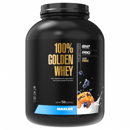 Протеин Maxler Golden Whey 5 lb - Blueberry Muffin