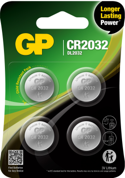 Батарейки GP Lithium CR2032-7U4 (4 шт)