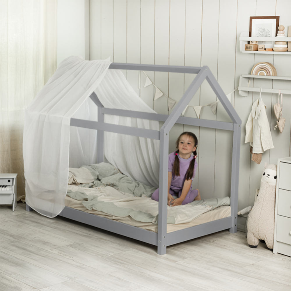Кровать-домик «Millwood» Sweet Dreams 1230, сосна белая, 160х80 см