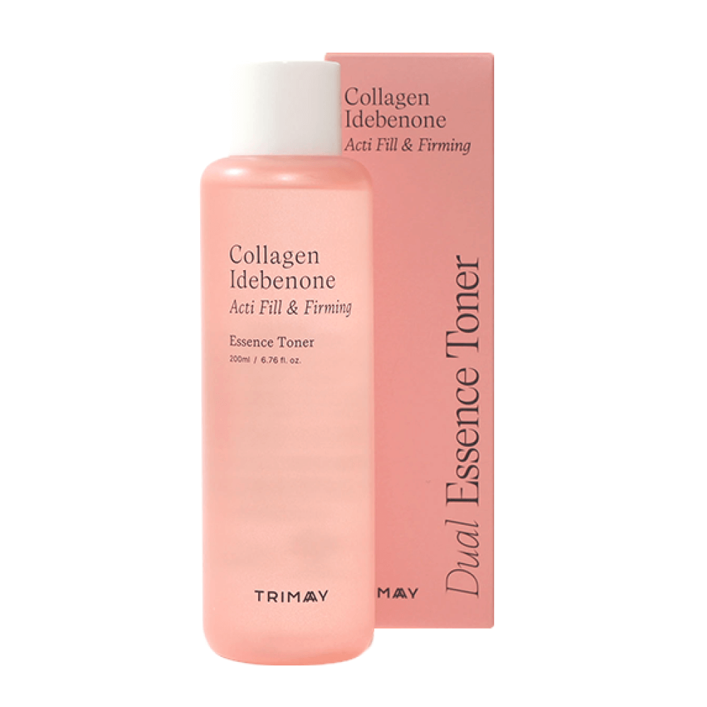 Укрепляющий тонер-эссенция с коллагеном Trimay Collagen Idebenone Acti Fill & Firming Dual Essence Toner 200 мл