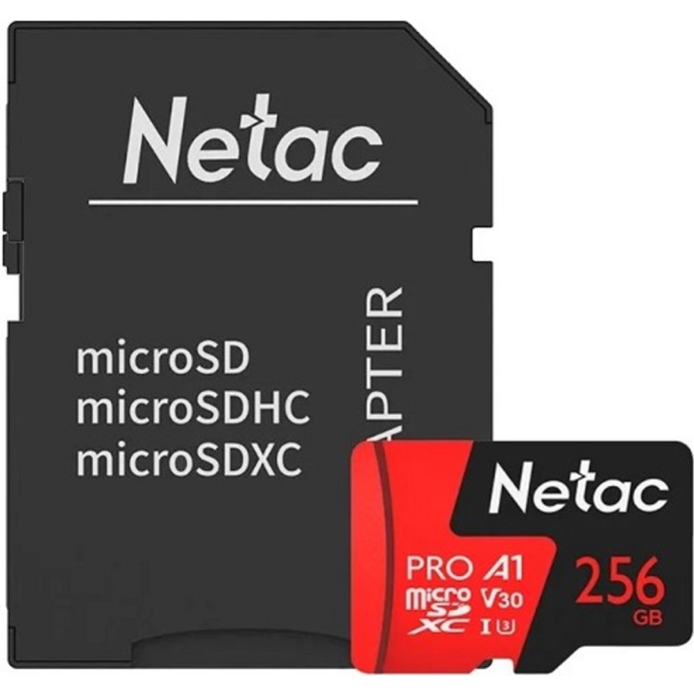 Карта памяти «Netac» P500 Extreme Pro, 256GB, NT02P500PRO-256G-S