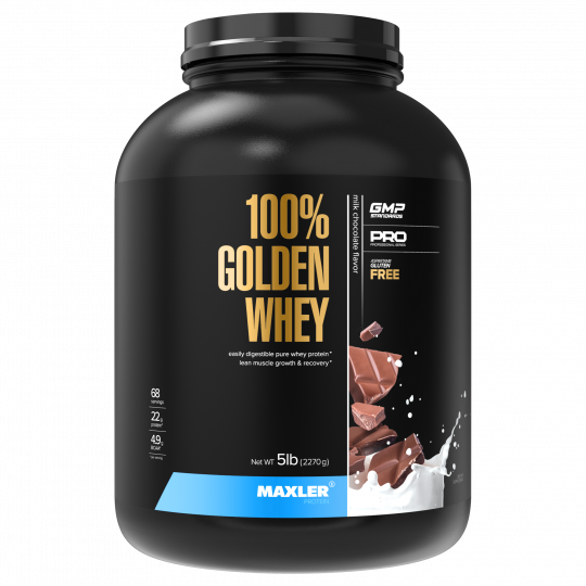 Протеин Maxler Golden Whey 5 lb - Milk Chocolate