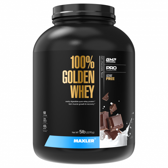 Протеин Maxler Golden Whey 5 lb - RICH Chocolate