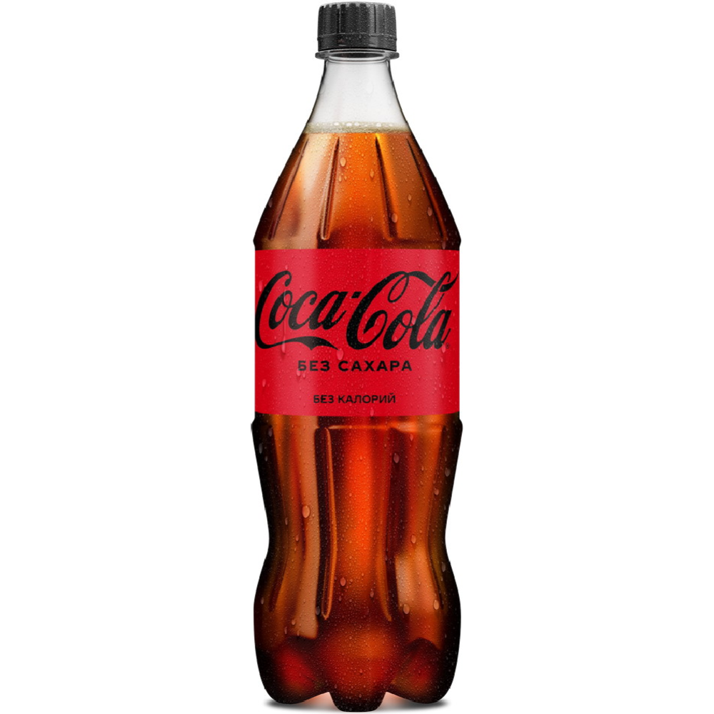 Напиток газированный «Coca-Cola» без сахара, 1 л #0