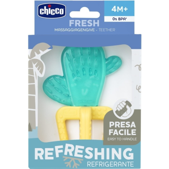 Прорезыватель-игрушка «Chicco» Refreshing, Кактус, 28140300000