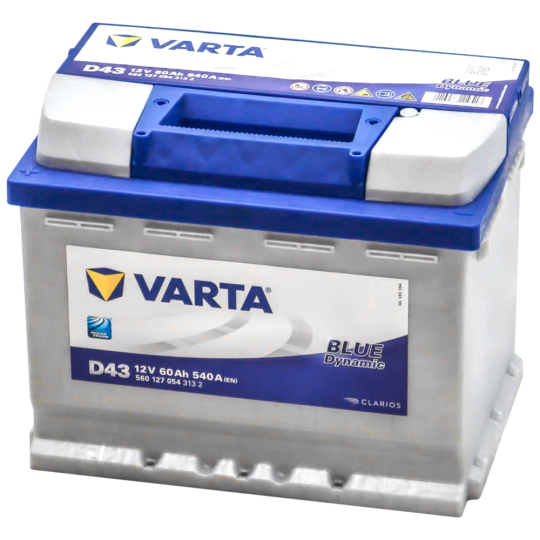 Аккумулятор автомобильный «Varta» Blue Dynamic, 60Ah, 560127054