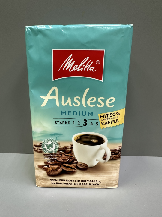 Кофе молотый Melitta auslesse medium 500гр.