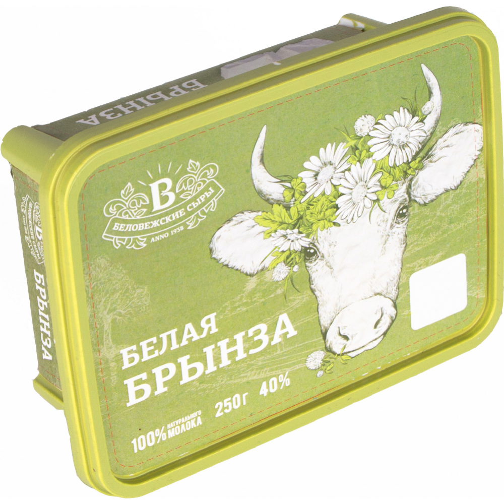 Сыр мягкий «Беловежские сыры» Белая брынза, 40%, 250 г #0