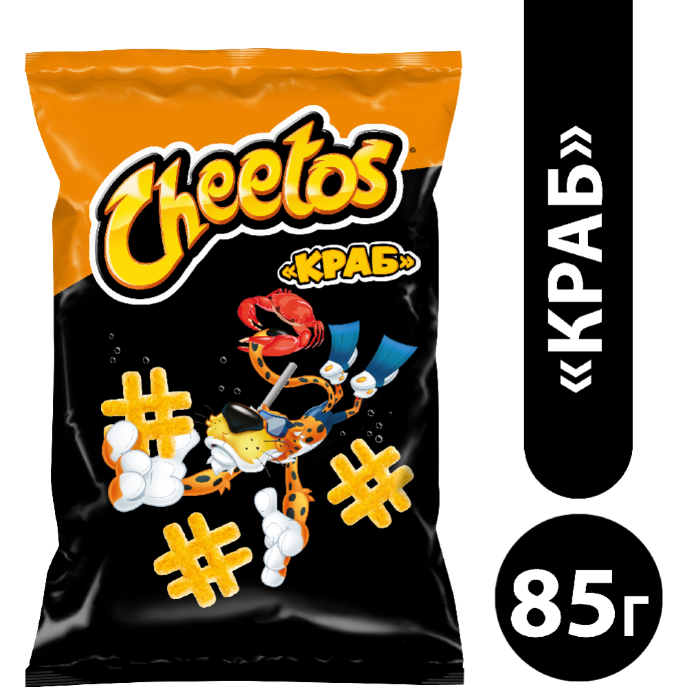 Па­лоч­ки ку­ку­руз­ные «Cheetos» краб, 85 г