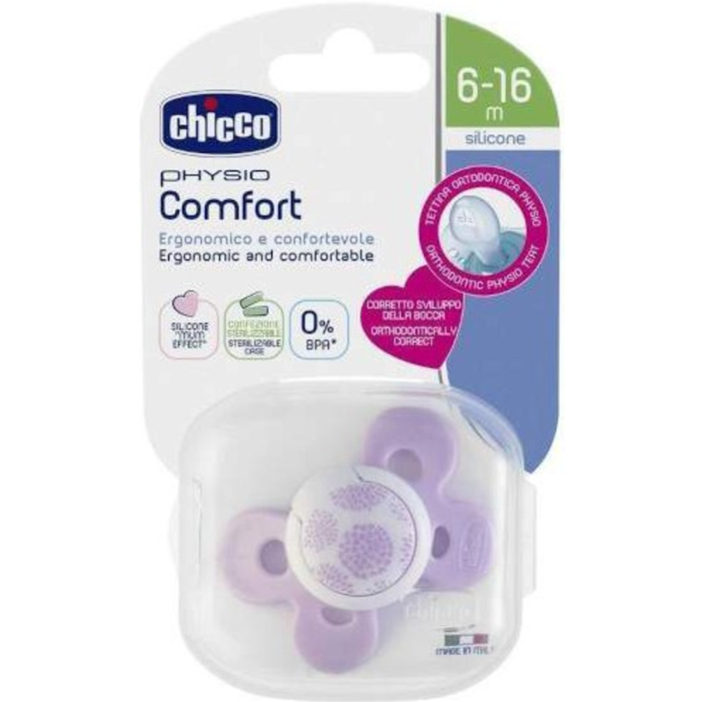 Пустышка «Chicco» Physio Comfort, Одуванчик, розовый, 00074913110000.2