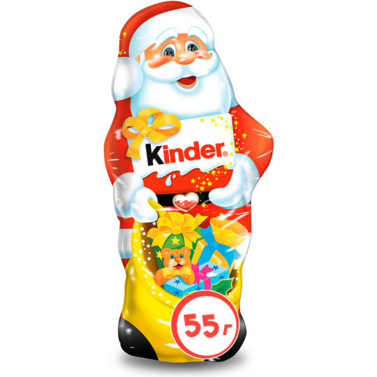 Шоколад «Kinder Chokolate» фигурный молочный со вкусом молочной карамели, 110 г