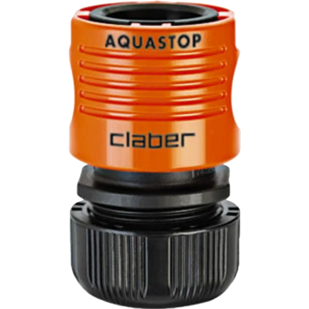 Коннектор для шланга «Claber» с аквастопом, 8604