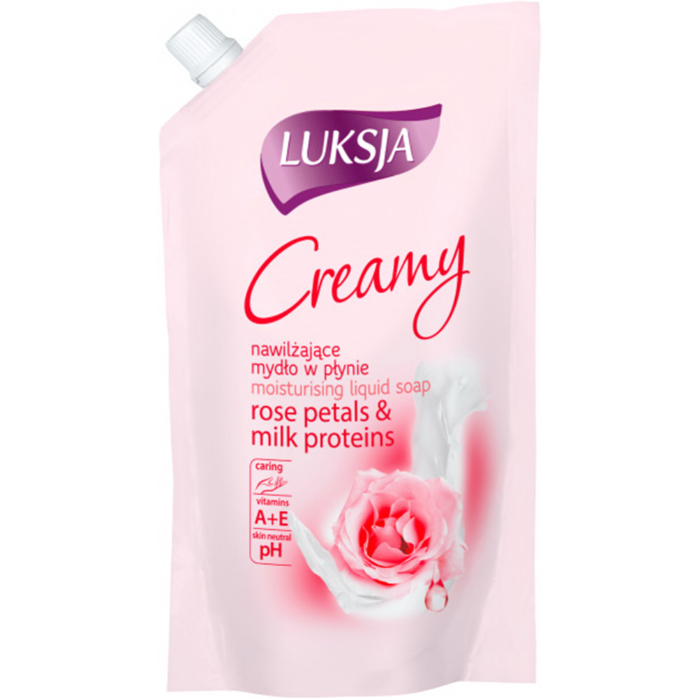 Мыло жидкое «Luksja» Creamy, с лепестками роз и протеинами молока, 400 мл