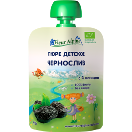 Пюре фруктовое «Fleur Alpine» чернослив, 90 г