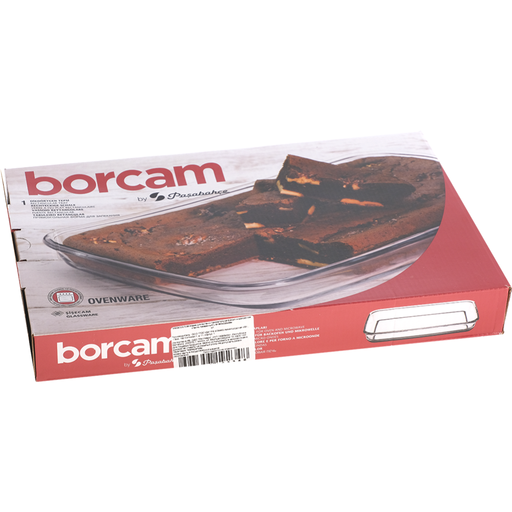 Форма для выпечки «Borcam» прямоугольная, 34х22х3.9 см, 1.9 л