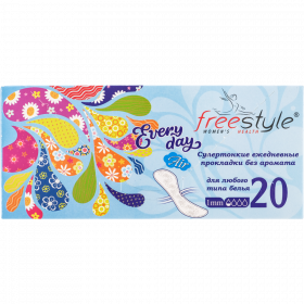 Про­клад­ки жен­ские еже­днев­ные «Freestyle» су­пер­тон­кие, 20 шт