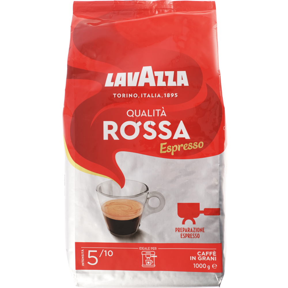 Кофе в зернах «Lavazza» Qualita Rossa Espresso, 1 кг