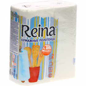 Бу­маж­ные по­ло­тен­ца «Reina» 2 рулона.