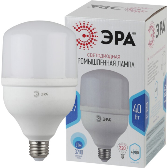 Лампа «ЭРА» LED Power T120-40W-4000-E27, Б0027005