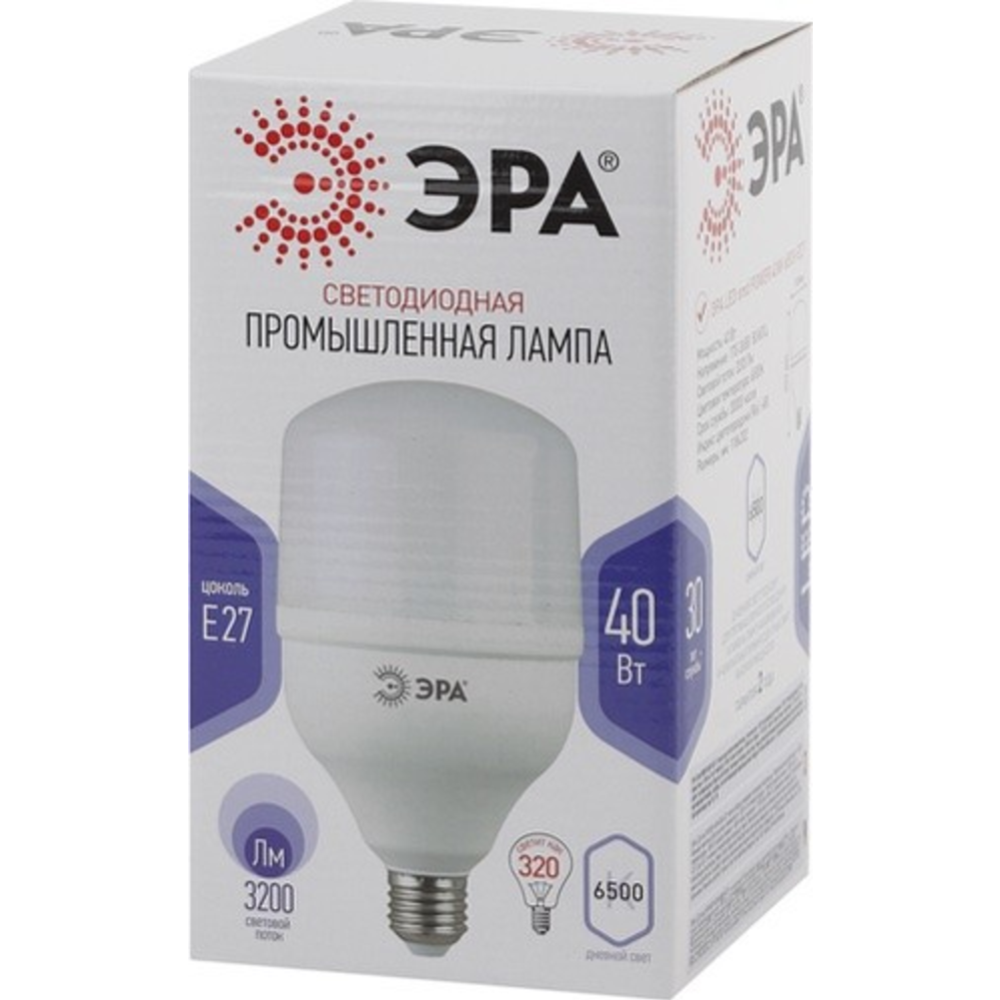 Лампа «ЭРА» LED Power T120-40W-6500-E27, Б0027006